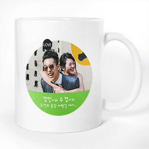 포토머그컵 동그라미
